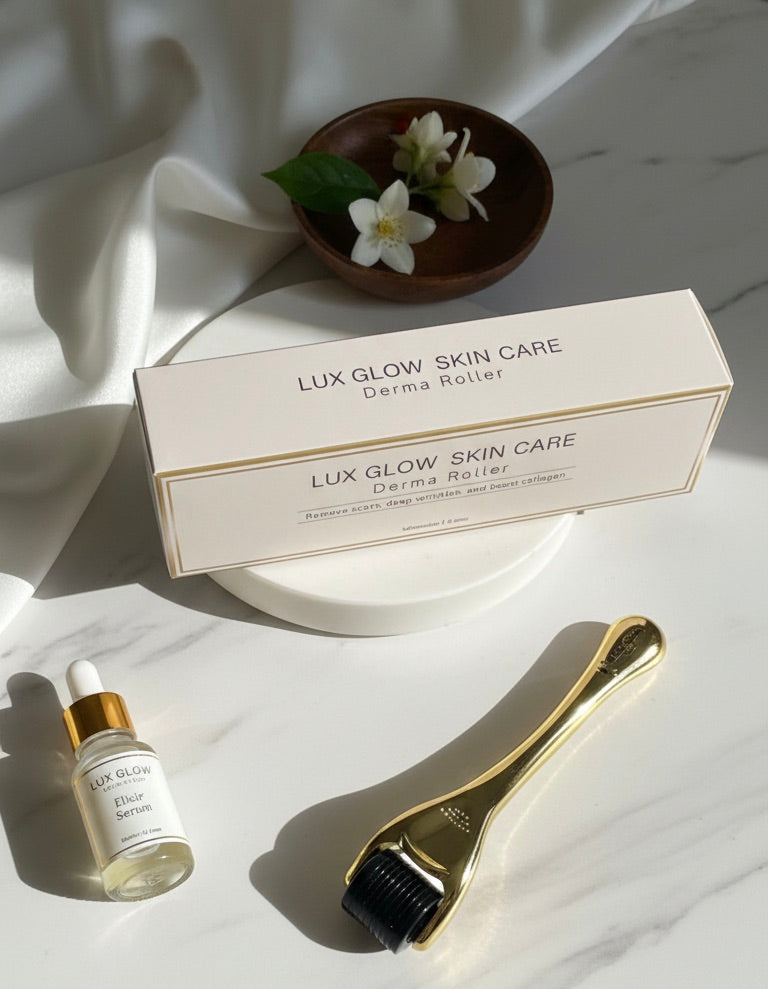 Unlock Your Skin’s Collagen Secret: The Beginner’s Guide to the Lux Glow Derma Roller